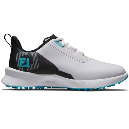 FOOTJOY 2026 FUEL 45042 JUNIOR GOLF SHOES - WHITE / BLACK / BLUE