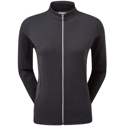 FOOTJOY 2026 FULL ZIP LADIES GOLF MIDLAYER 88504 - BLACK