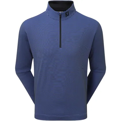 FOOTJOY 2026 OTTOMAN STRIPE CHILL-OUT GOLF MIDLAYER 39293 - BLACK / VIVID VIOLET