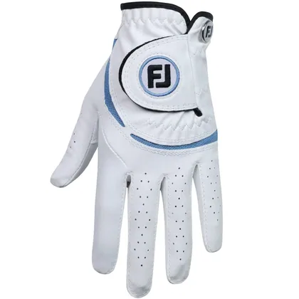 FOOTJOY 2026 PEARL JUNIOR GOLF GLOVE - WHITE / COBALT