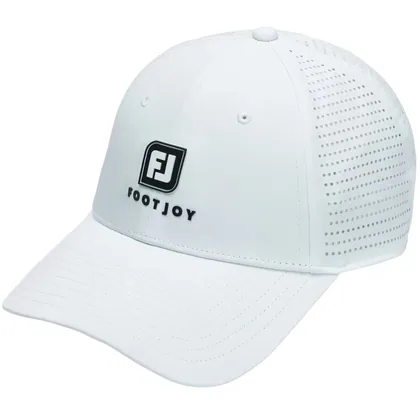 FOOTJOY 2026 PERFORATED TRUCKER GOLF CAP - WHITE