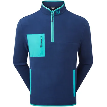FOOTJOY 2026 POLAR FLEECE GOLF CHILL-OUT 41726 - NAVY / LAKE BLUE