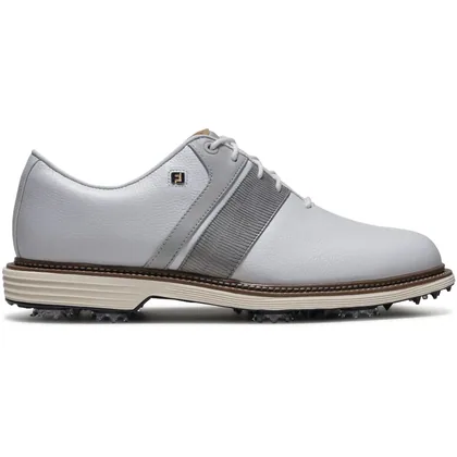 FOOTJOY 2026 PREMIER PACKARD 54562 GOLF SHOES - WHITE / GREY +FREE GIFT