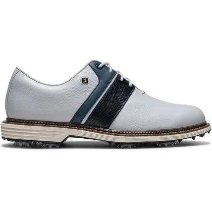 FOOTJOY 2026 PREMIER PACKARD 54563 GOLF SHOES - WHITE / NAVY +FREE GIFT