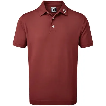FOOTJOY 2026 STRETCH PIQUE GOLF POLO SHIRT 84456 - MAROON
