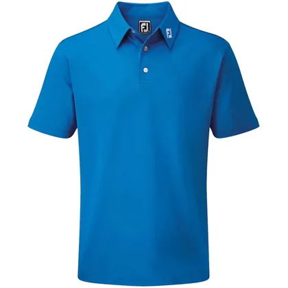 FOOTJOY 2026 STRETCH PIQUE GOLF POLO SHIRT 91817 - COBALT
