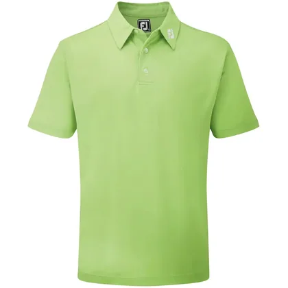 FOOTJOY 2026 STRETCH PIQUE GOLF POLO SHIRT 91818 - LIME