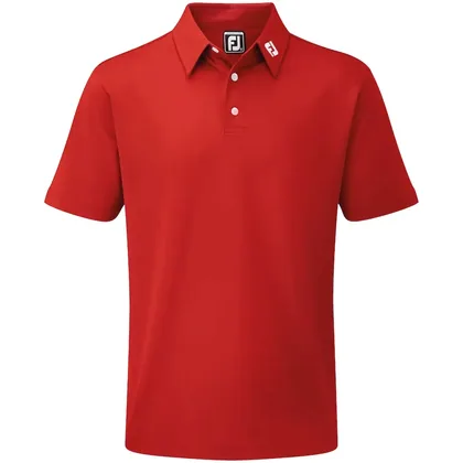 FOOTJOY 2026 STRETCH PIQUE GOLF POLO SHIRT 91825 - RED