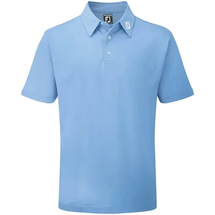 FOOTJOY 2026 STRETCH PIQUE GOLF POLO SHIRT 91826 - LIGHT BLUE