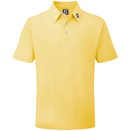 FOOTJOY 2026 STRETCH PIQUE GOLF POLO SHIRT 91839 - YELLOW