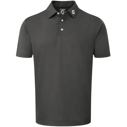 FOOTJOY 2026 STRETCH PIQUE GOLF POLO SHIRT 92420 - CHARCOAL