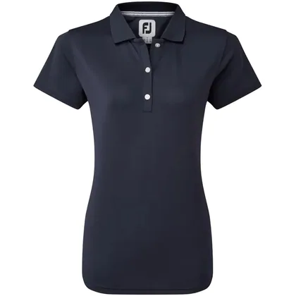FOOTJOY 2026 STRETCH PIQUE LADIES GOLF POLO SHIRT 88494 - NAVY