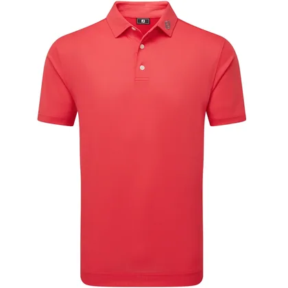 FOOTJOY 2026 STRETCH PIQUE SOLID GOLF POLO SHIRT 34080 - HIBISCUS