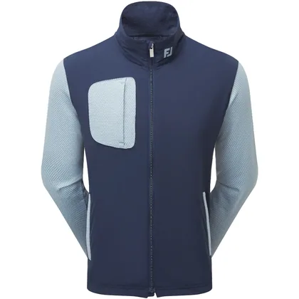 FOOTJOY 2026 THERMOSERIES HYBRID GOLF JACKET 37826 - NAVY / GREY