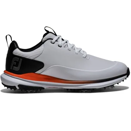 FOOTJOY 2026 TOUR RIVAL 56970 GOLF SHOES - WHITE / BLACK / ORANGE