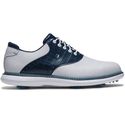 FOOTJOY 2026 TRADITIONS 57981 GOLF SHOES - WHITE / NAVY