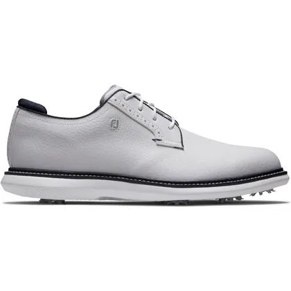 FOOTJOY 2026 TRADITIONS BLUCHER 57938 GOLF SHOES - WHITE / NAVY