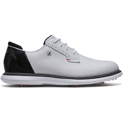 FOOTJOY 2026 TRADITIONS BLUCHER 57979 GOLF SHOES - WHITE / BLACK