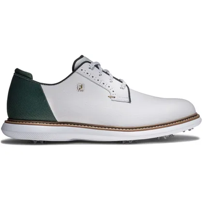 FOOTJOY 2026 TRADITIONS BLUCHER 57994 GOLF SHOES - WHITE / GREEN / TAN