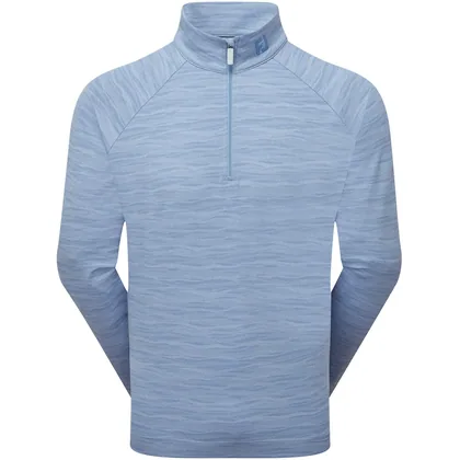 FOOTJOY 2026 WAVE JACQUARD CHILL-OUT PULLOVER 34105 - BLUE JAY
