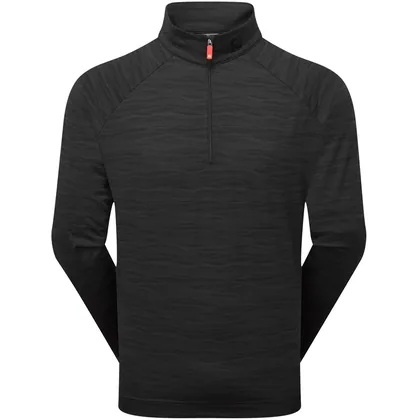 FOOTJOY 2026 WAVE JACQUARD CHILL-OUT PULLOVER 34106 - BLACK
