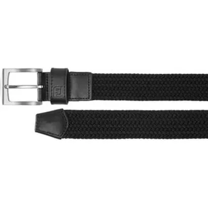 FootJoy Braided Golf Belt - Black