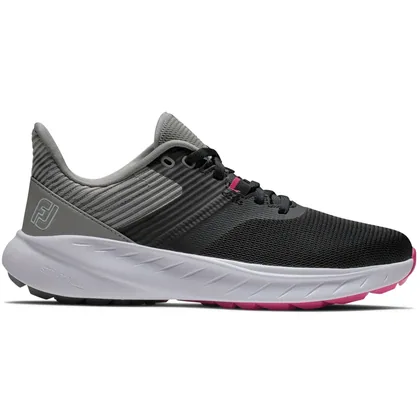 FOOTJOY FLEX LADIES GOLF SHOES 95717 - BLACK / GREY / WHITE
