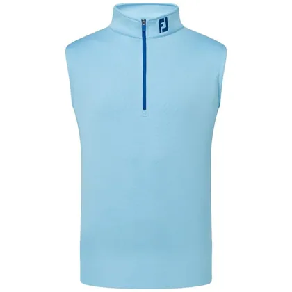 FOOTJOY HALF ZIP GOLF VEST 81648 - BLUE SKY