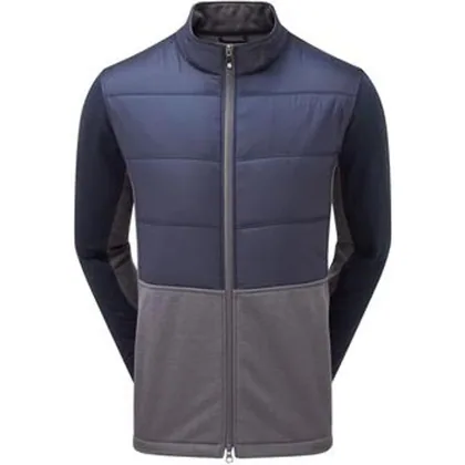 FootJoy Hybrid Padded Golf Jacket - Navy/Charcoal