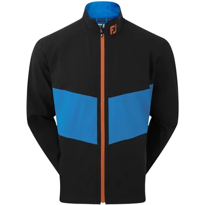 FOOTJOY HYDROLITE WATERPROOF JACKET 88801 - BLACK / SAPPHIRE