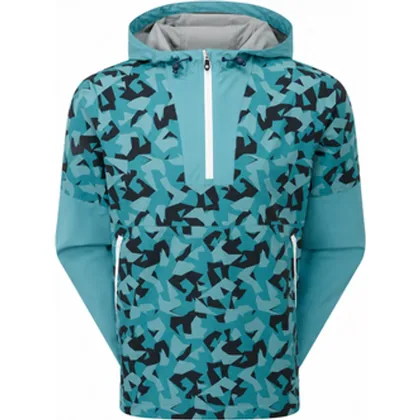 FootJoy HydroLite X Waterproof Golf Hoodie - Storm Camo