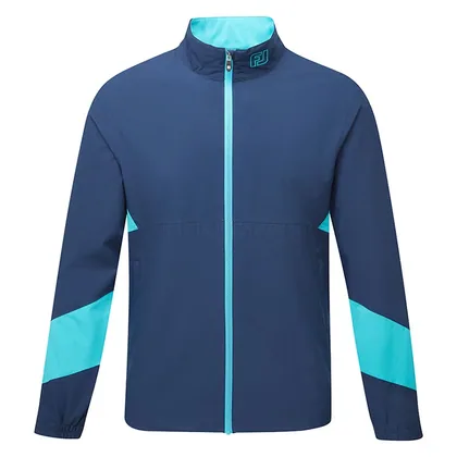 FootJoy HydroLite X Waterproof Golf Jacket Navy/Lake Blue 41689