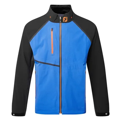 FootJoy HydroTour Waterproof Golf Jacket Sapphire/Black/Orange 88799