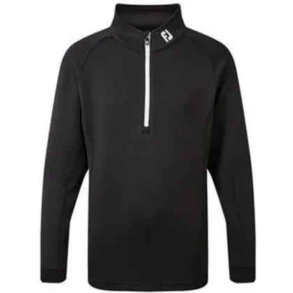 FootJoy Junior Chillout Pullover - Black