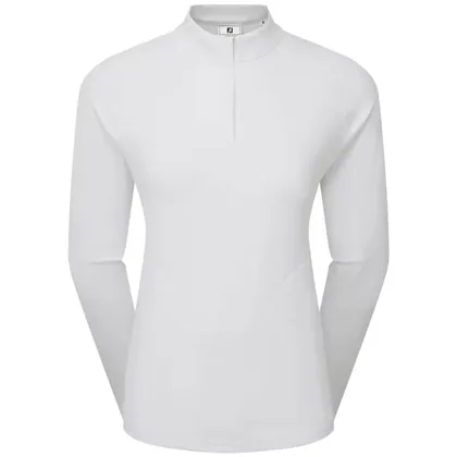 FootJoy Ladies 1/2 Zip Golf Midlayer White 34218