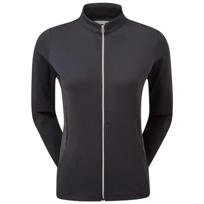 FootJoy Ladies Full Zip Golf Midlayer Black 88504