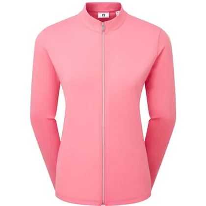 FootJoy Ladies Full Zip Golf Midlayer Pink Lemonade 34212