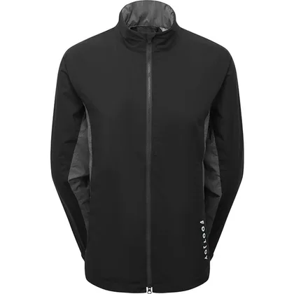 FootJoy Ladies HydroLite X Waterproof Golf Jacket Black/White 37855