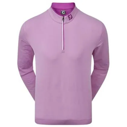 FootJoy Lightweight Microstripe Chill-Out Golf Sweater - Purple