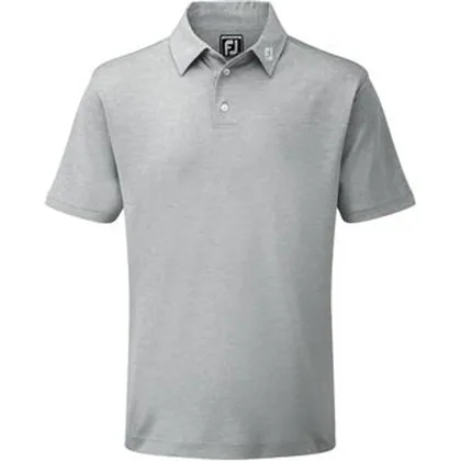 FootJoy Performance SS Golf Shirt - Heather Grey