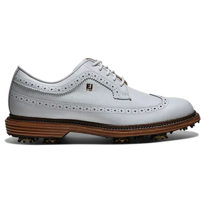 FootJoy Premiere Series Marquis 54558 Golf Shoes White/White/Brown