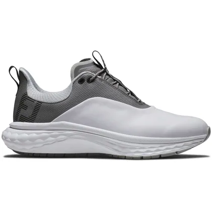 FOOTJOY QUANTUM GOLF SHOES 57032 - WHITE / GREY / SILVER