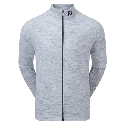 FOOTJOY SPACE DYE FULL-ZIP CHILL-OUT GOLF PULLOVER 88430 - NAVY