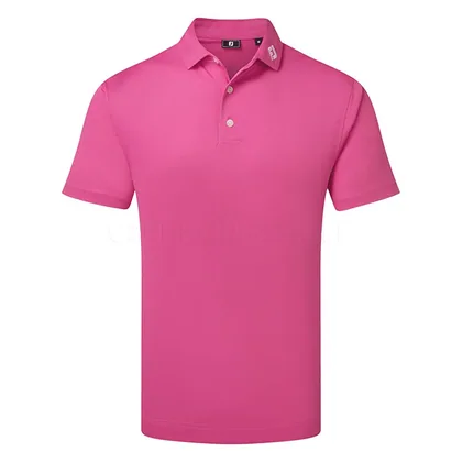 FootJoy Stretch Pique Solid Golf Polo Shirt Hot Pink 80173