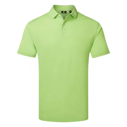 FootJoy Stretch Pique Solid Golf Polo Shirt Lime 91818