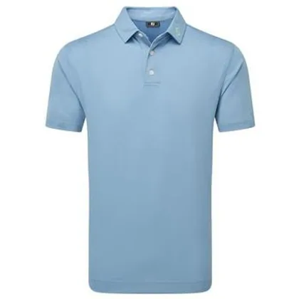 Stretch Pique Solid Mens Shirt 25 - Blue Jay