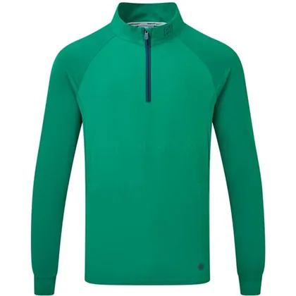 FootJoy TempoSeries Tech 1/4 Zip Golf Pullover Field Green 39336