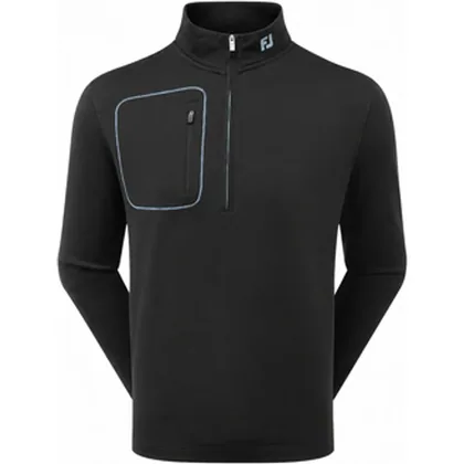 FootJoy ThermoSeries Texture Golf Midlayer - Black