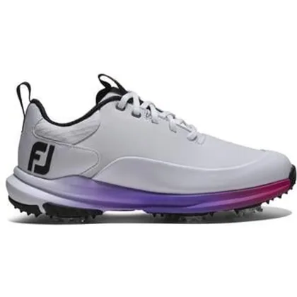 FootJoy Tour Rival Womens Golf Shoes - White/Silver/Pink