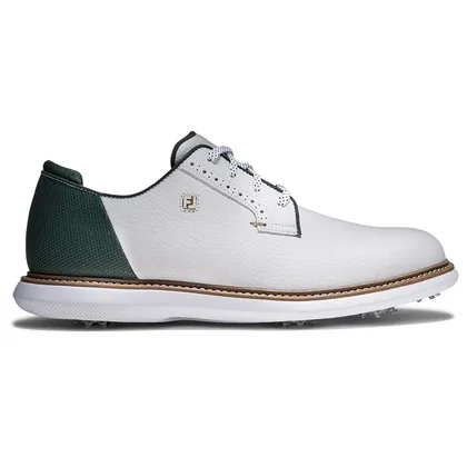 FootJoy Traditions Blucher 57994 Golf Shoes White/Green/Tan